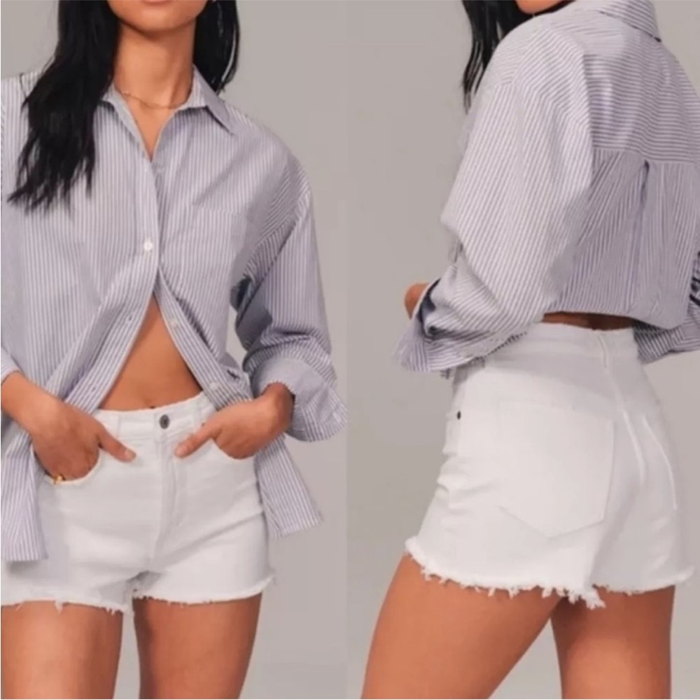 Abercrombie High Rise Mom Shorts
